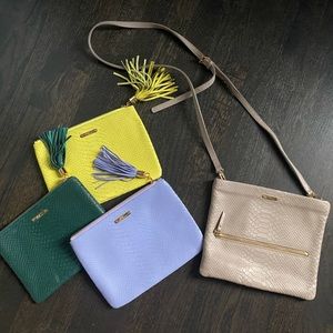 Collection of 4 Bags - Gigi Crossbody and 3 Clutches